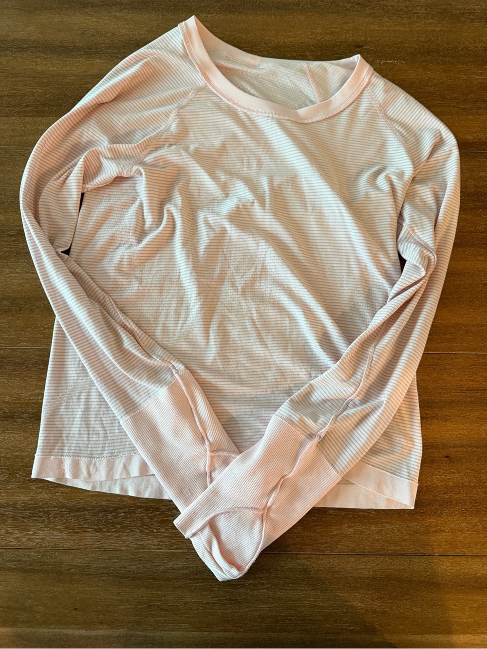 Lululemon Light Pink Long Sleeve Women’s Top